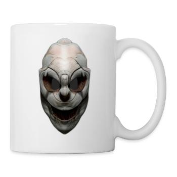 Creepy bade face Christmas T-shirt - Mug blanc - blanc - Droite