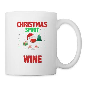 I'm Filled With Christmas Spirit Wait I Meant Wine - Mug - white - Right
