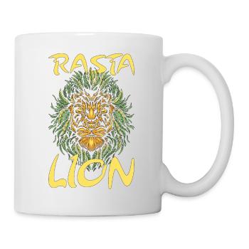Rasta Lion Rastafari Gift - Mug - white - Right