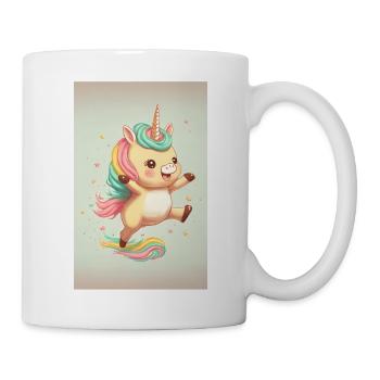 Happy baby unicorn - Mug - white - Right