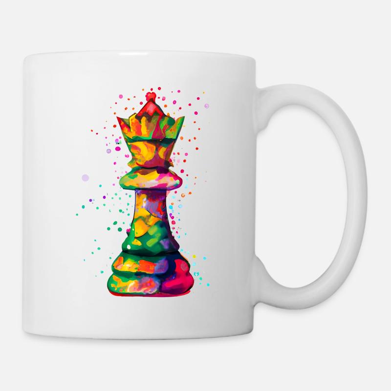 Art Chess Piece Kings - Mug - white