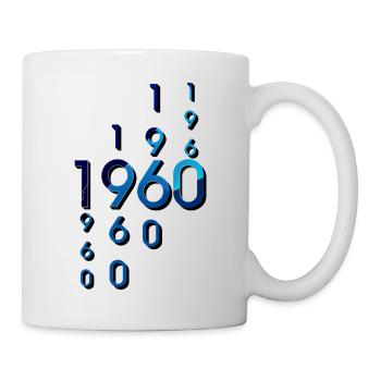 1960 année naissance - Mug blanc - blanc - Droite