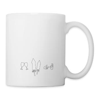 Happy New Year Silvester - Tasse - Weiß - Rechts