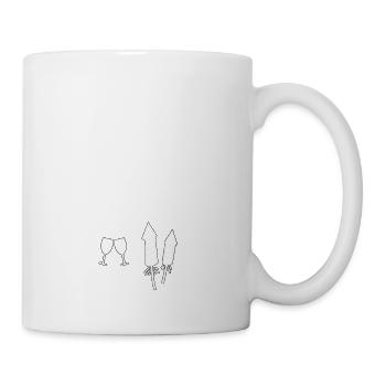 Happy New Year - Tasse - Weiß - Rechts