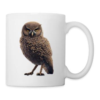 Hibou IV - Mug blanc - blanc - Droite