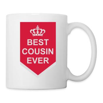 best cousin ever quote - Mug - white - Right