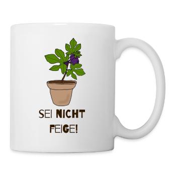 Ne soyez pas lâche - Mug blanc - blanc - Droite