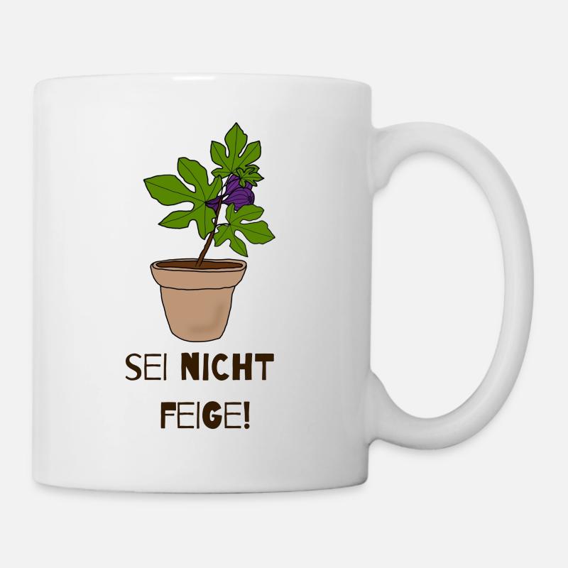 Ne soyez pas lâche - Mug blanc - blanc