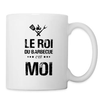 le roi du barbecue c est moi - Mug blanc - blanc - Droite