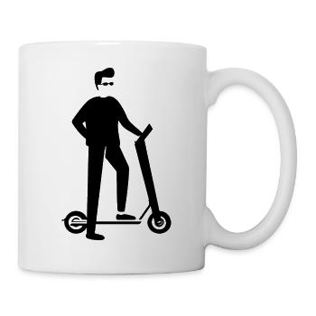 E-Scooter E-Roller Scooter - Mug - white - Right