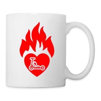 E-Scooter E-Roller Scooter - Mug blanc - blanc - Droite