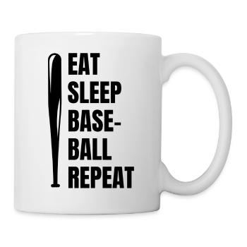 Baseball Baseballteam Baseballer Baseballspieler - Tasse - Weiß - Rechts