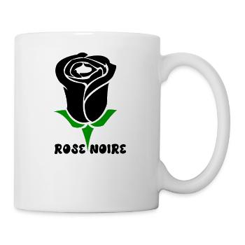 Rose Noire - Mug blanc - blanc - Droite