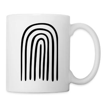 boho regenbogen - Tasse - Weiß - Rechts