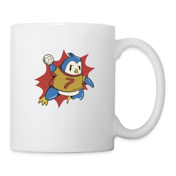 Tous les jours est le jour des pingouins - Mug blanc - blanc - Droite