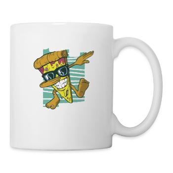 Pizza Is Not A Crime - Tasse - Weiß - Rechts
