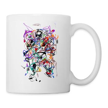 Abstrait - Mug blanc - blanc - Droite