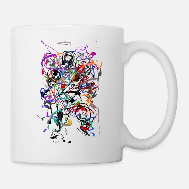 Abstrait - Mug blanc - blanc