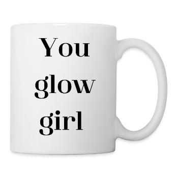 You glow girl - Mug - white - Right