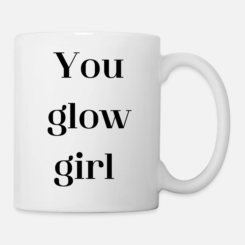 Tu brilles fille - Mug blanc - blanc