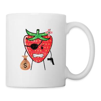 ceci est un cadeau Strobbery - Mug blanc - blanc - Droite