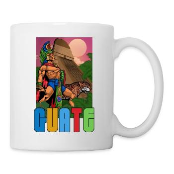 Guatemala Guatemalan Flagge DNA I Geschenk - Tasse - Weiß - Rechts