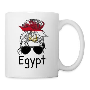 Egypt Flag Hurghada Africa Egyptian Flag - Mug - white - Right