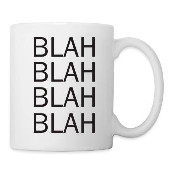 bla bla bla - Mug blanc - blanc - Droite