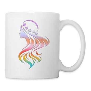 Mode trendy cool vogue girly style frauen girl - Tasse - Weiß - Rechts