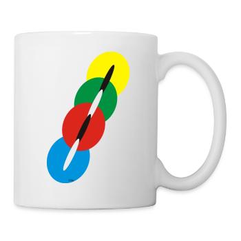 Kanal 1 groß - Tasse - Weiß - Rechts