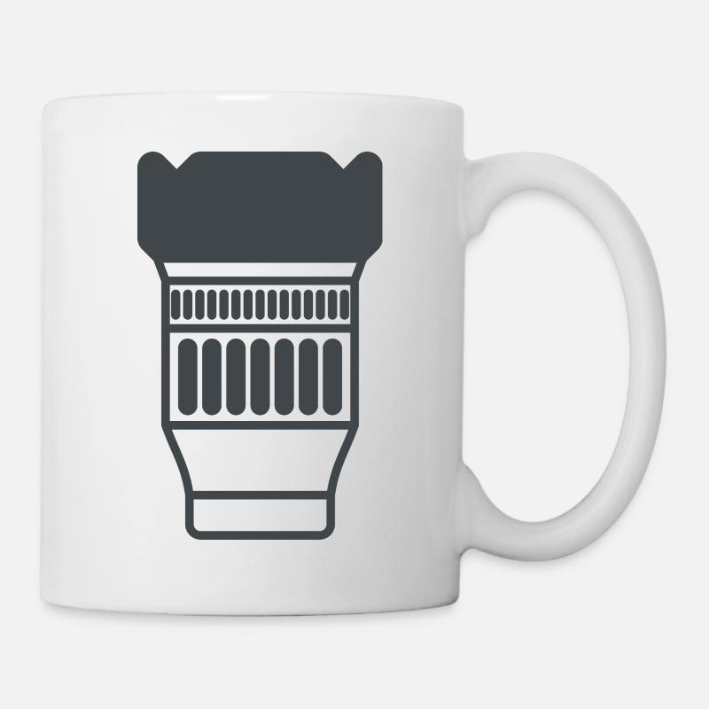 Camera Lens - Mug - white