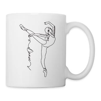 Danseuse classique - Mug blanc - blanc - Droite