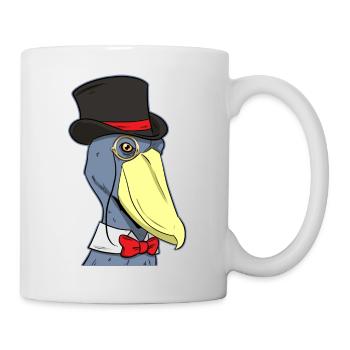 Shoebill Bird Ornithologist Forest I Gift - Mug - white - Right