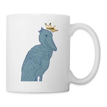 Bec-de-chaussure Ornithologue Forêt I Cadeau - Mug blanc - blanc - Droite