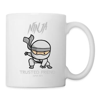 Ninja cartoon 90's japanese - Tasse - Weiß - Rechts