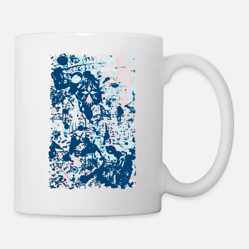 Geflecktes Hermelin - Tasse - Weiß