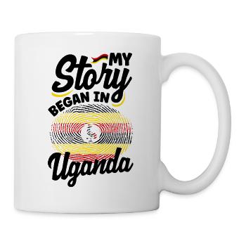 Ugandan Uganda Ugandan Flag Quote - Mug - white - Right