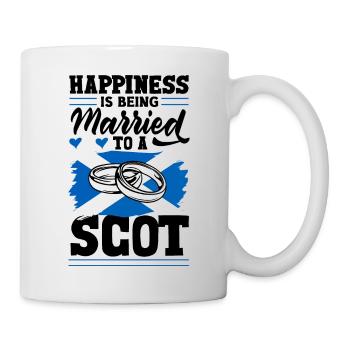 Scottish Scotland Scottish Flag Quote - Mug - white - Right