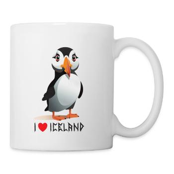 I love Iceland - Mug - white - Right