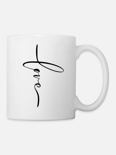 Love You Forever Family lover - Tasse - Weiß