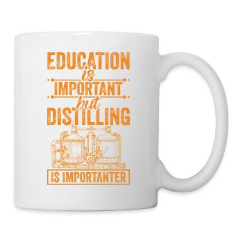 Distilling Is Importanter Whiskey Distiller - Mug - white - Right
