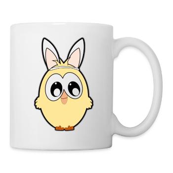 Poussin Lapin Kaninchen Küken Osterpasteten - Tasse - Weiß - Rechts
