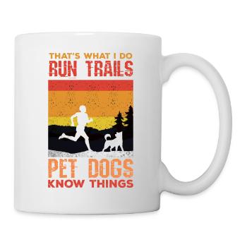 Trail Runner Running Jogging Jogger I Gift - Mug blanc - blanc - Droite