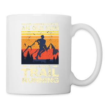 Trail Runner Running Jogging Jogger I Gift - Mug - white - Right