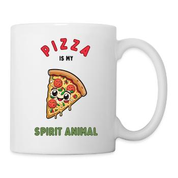 La pizza est mon animal spirituel - Mug blanc - blanc - Droite