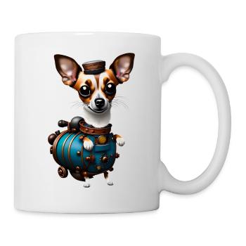 Steampunk Chihuahua - Mug - white - Right