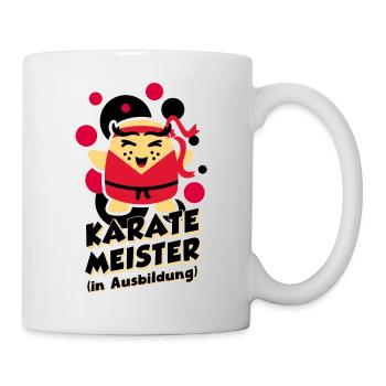 Karate Meister (Figur) - Tasse - Weiß - Rechts