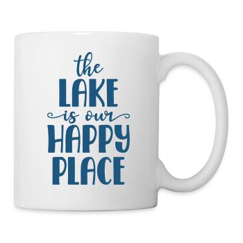 The Lake is our Happy Place - Mug - white - Right