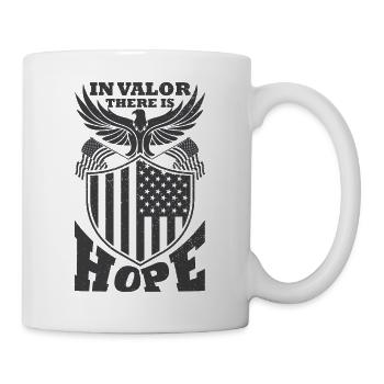 Star-Spangled Valor - Tasse - Weiß - Rechts
