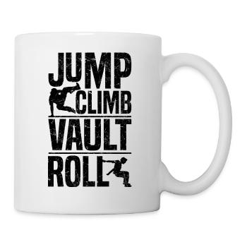 Cadeaux de Parkour - Mug blanc - blanc - Droite